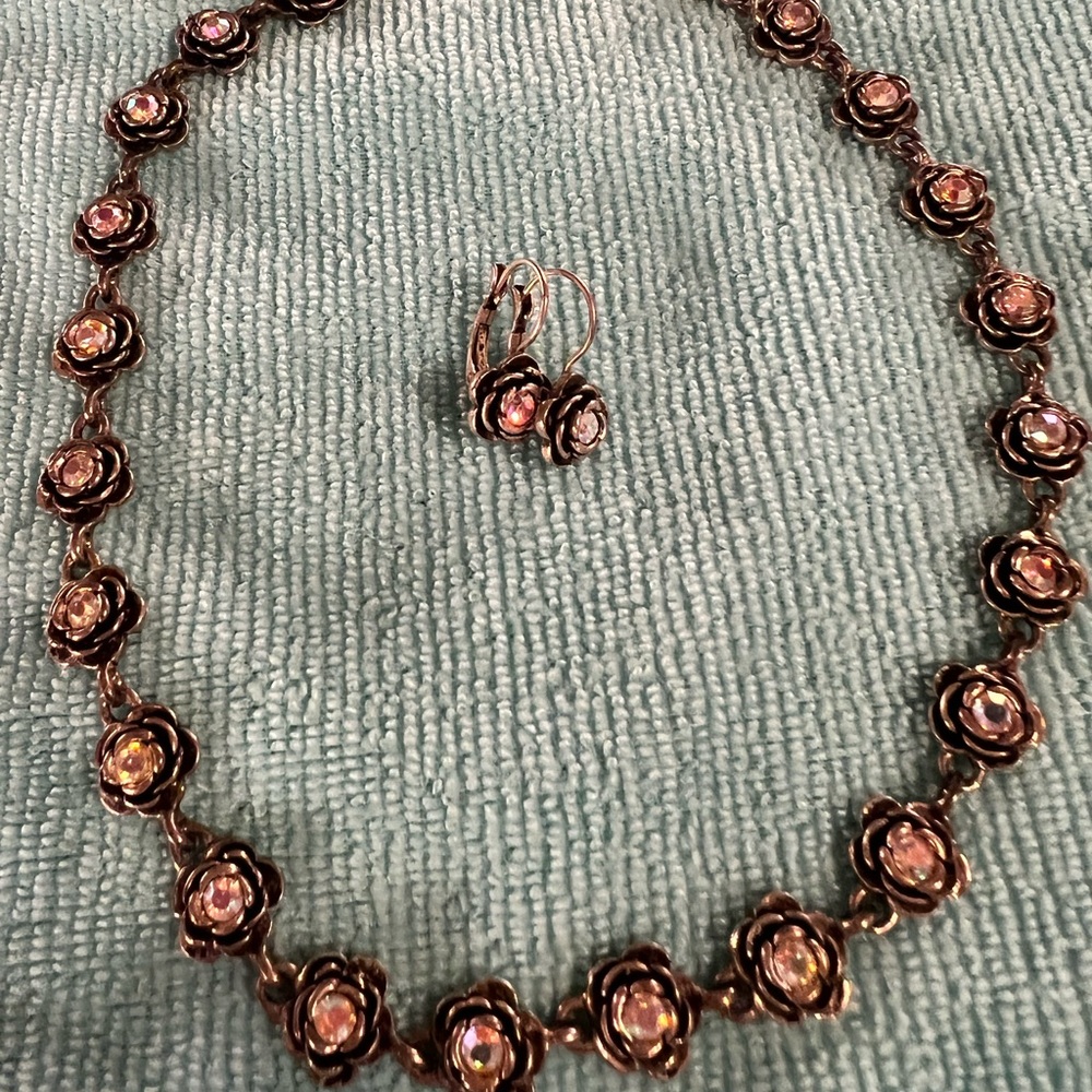 Vintage Premier Necklace & Earrings. 1980’s